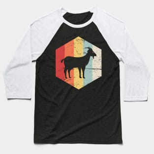 Retro 70s Goat Baseball T-Shirt